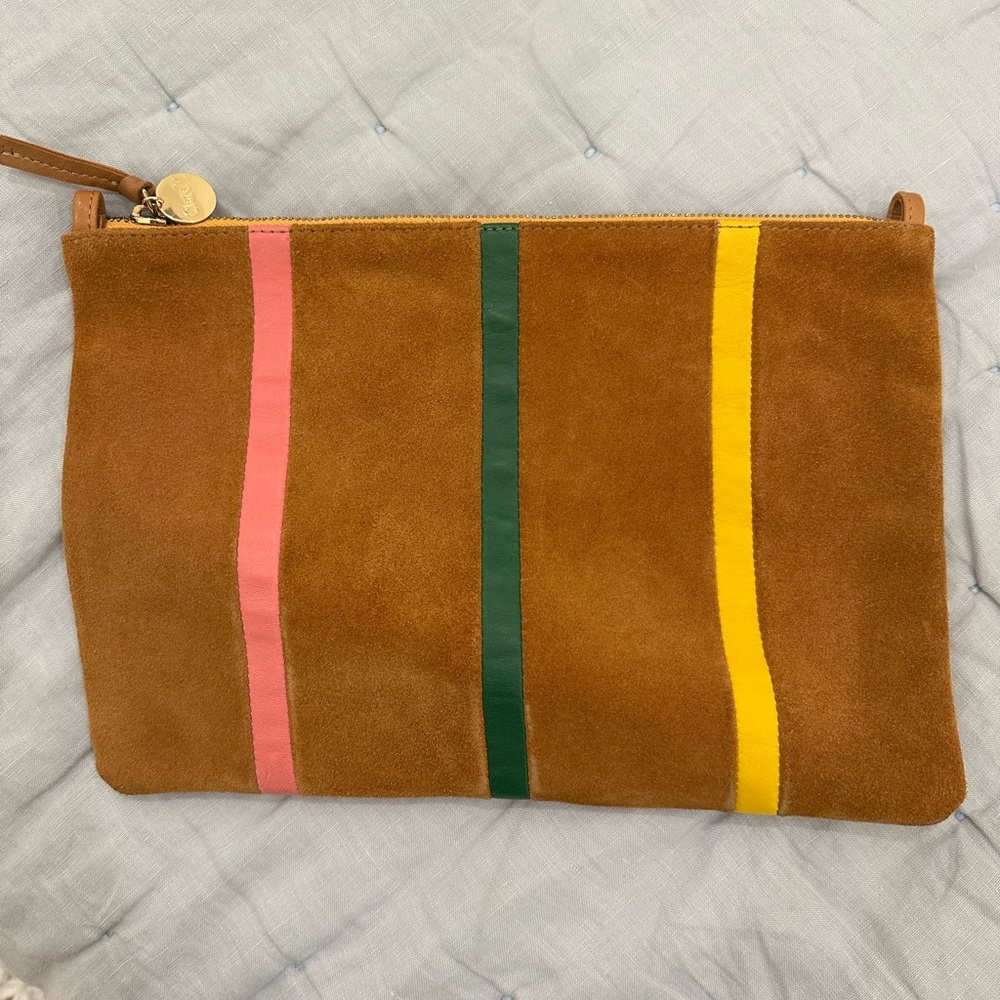 Clare V. Suede Clutch